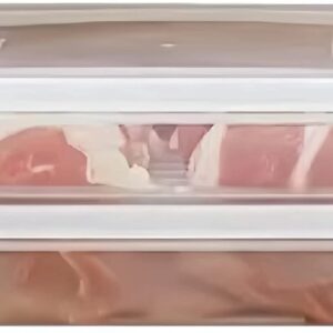 wulikanhua 2 Pack-Plastic Bacon Storage Containers with lids airtight Cold Cuts Cheese Deli Meat Saver Food Storage Container for Refrigerators,Freezer, Lunch Box Cookie Holder meal prep container