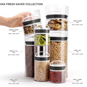 Prepara Evak Fresh Saver Plastic Food Storage, 74 Ounce, White