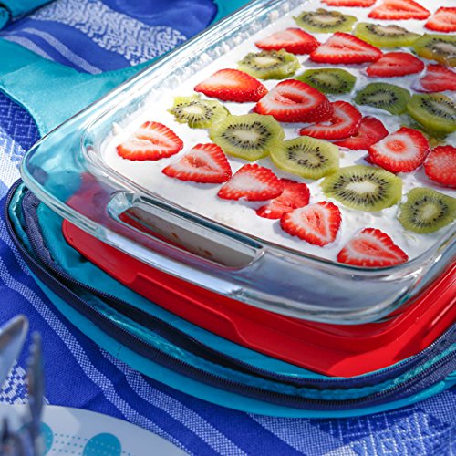 Pyrex Easy Grab 6-Piece Glass Bakeware and Food Storage Set