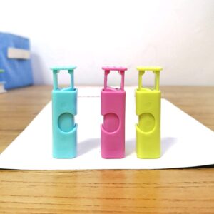 4 Pieces Food Sealing Clips Set, Bread Bag Clips Locking Type Bag Clip Plastic Food Clips Bag Sealing Clips for Snacks Kitchen Clips Freezer Bag Clips Useful and Fashion