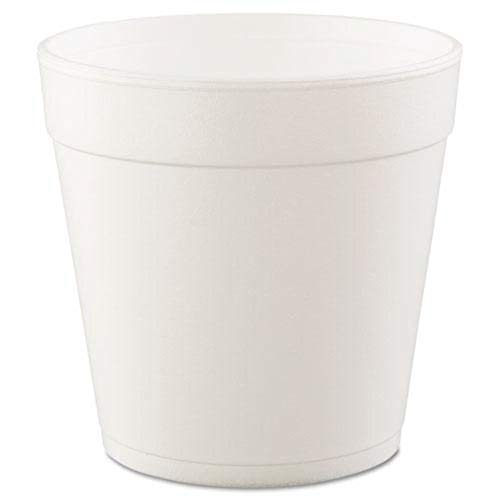 DART 32MJ48 Foam Containers 32oz White 25/Bag 20 Bags/Carton