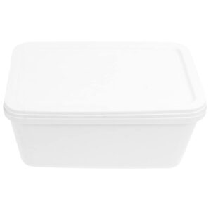 hemoton lunch box containers ice cream container reusable ice cream tub containers freezer storage tubs dessert containers with lids for homemade ice cream sorbet and freezer 3l food containers