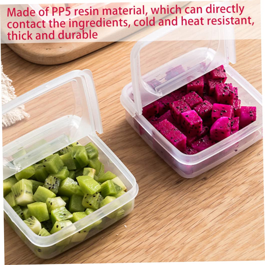 Fridge Cheese Container Butter Food Preservation Box Cheese Slice Box with Flip Lid 2pcs