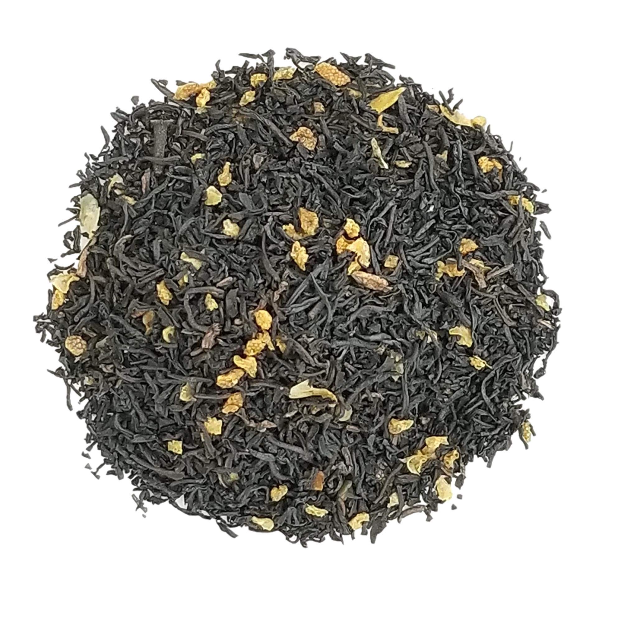 Market Spice Cinnamon Orange Loose Leaf Tea, 8 oz. Package With Brewing And Storage Instructions. (Cinnamon-Orange 8 oz.)