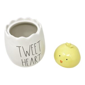 Rae Dunn Easter Food Storage Canisters with Air tight lid (Tweet Heart Egg/8 in Height)