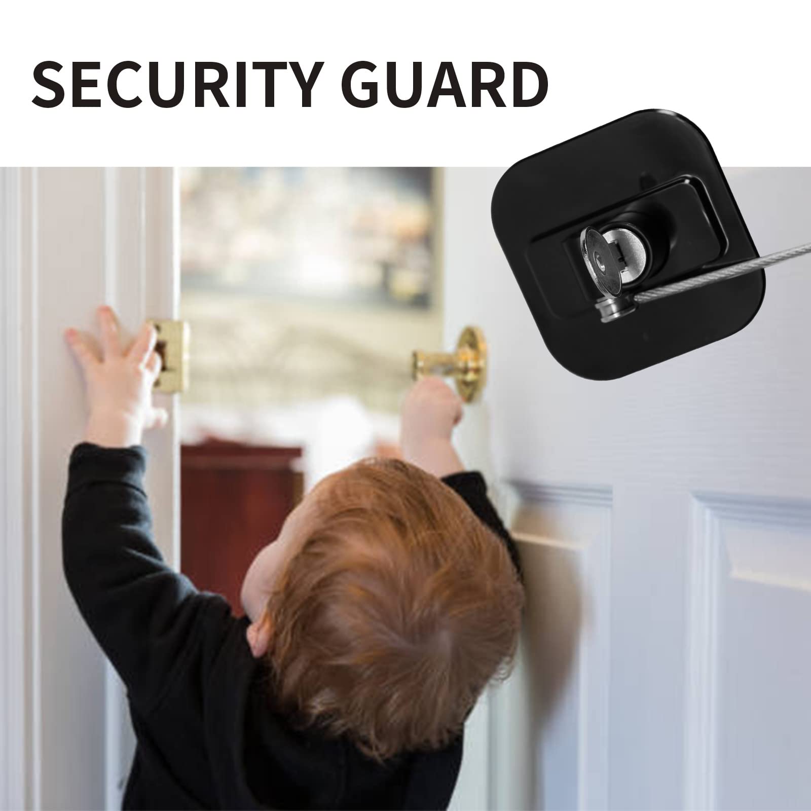 PTLOCKMY Protects Locks from Children's Window Accidents and cabinets, Fridge Doors Being Opened, Fridge Lock Strong Adhesive (Fridge Lock - White 1Pack)