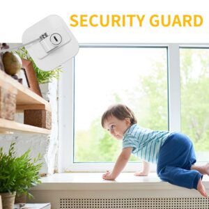 PTLOCKMY Protects Locks from Children's Window Accidents and cabinets, Fridge Doors Being Opened, Fridge Lock Strong Adhesive (Fridge Lock - White 1Pack)