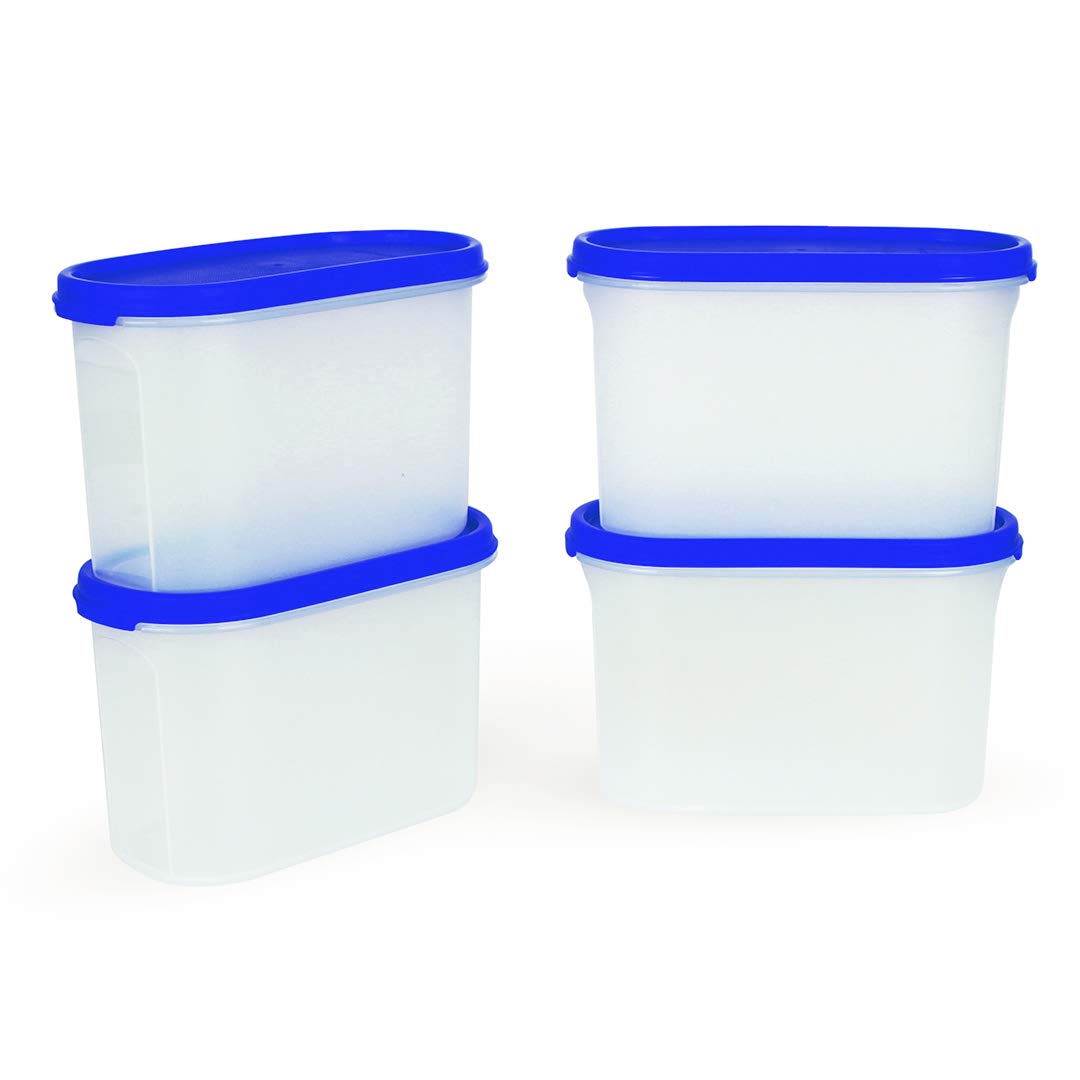 Tupperware Modular Mates Oval 2 Container Set, 1.1 Litres, 4-Pieces