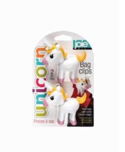 msc international 16021 joie unicorn bag clips, set of 2