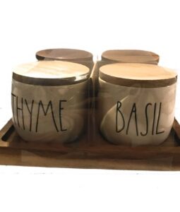 rae dunn spice containers