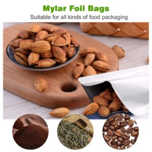 Mylar Bags For Food Storage, 30 Pieces 3 Sizes Mylar Aluminum Foil Vacuum Seal Bags Pouches for Coffee Tea Beans (5 x 7 Inch, 6 x 9 Inch, 8 x 11 Inch)