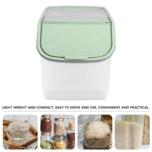 Pet Food Storage Containers Rice Storage Container Airtight Food Storage Bin with Lid Dry Food Cereal Container Dispenser Pantry Storage for Kitchen Green Food Storage Containers