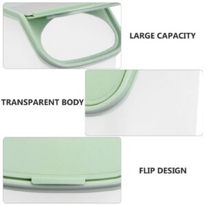 Pet Food Storage Containers Rice Storage Container Airtight Food Storage Bin with Lid Dry Food Cereal Container Dispenser Pantry Storage for Kitchen Green Food Storage Containers