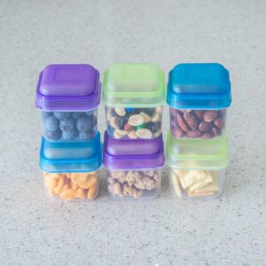 Evriholder Portion Snack Containers, Multicolor