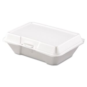 dart 205ht1 carryout food container foam 1-comp 9 3/10 x 6 2/5 x 2 9/10 200/carton