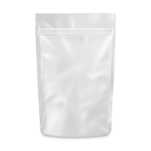 Loud Lock Mylar Bags Odor Sealing 1 Ounce All White - 1000 Count 9" X 6" 6mill Thickness - Packaging Bags - Mylar Bags For Food Storage - Resealable Bags - Odor Sealing Bags