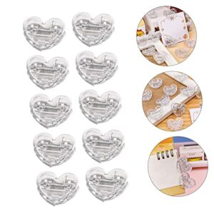 Tofficu 60 Pcs Transparent Love Clip Food Storage Sealing Clips Frog Chip Clips Magnets Sealing Clips Chip Bag Clamps Food Bag Clips Hinge Paper Clips Mini Chips Plastic Girl Wallet Heavy