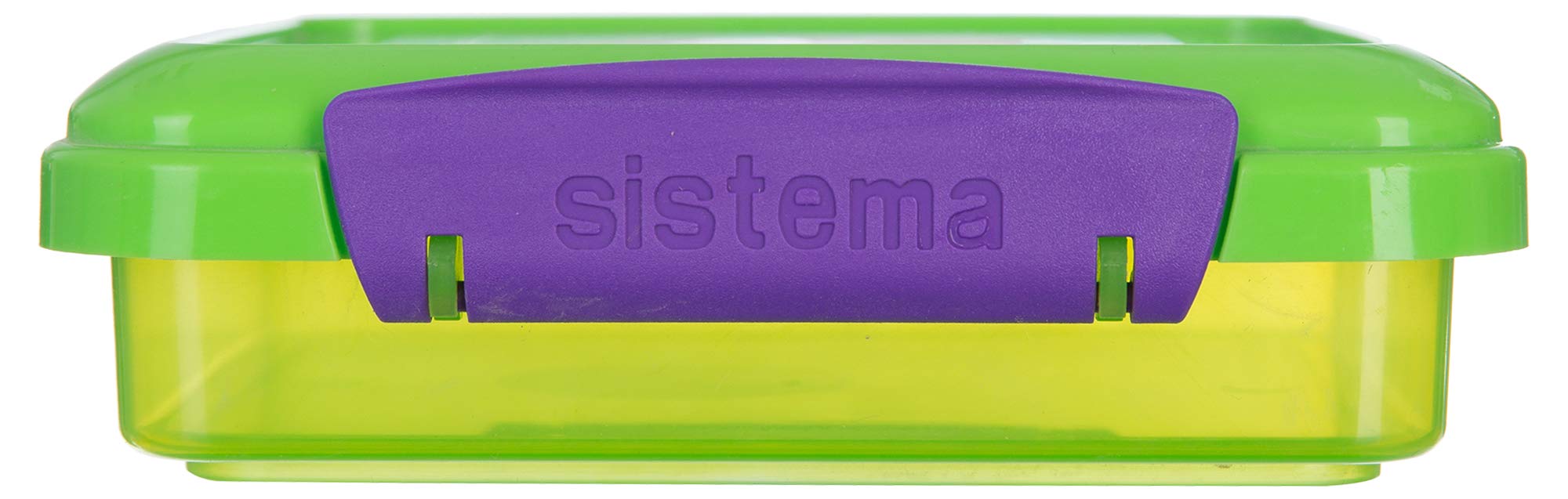 Sistema Lunch Sandwich Box-15.2 oz / 450 ml, 15.5 x 15 x 4.3 cm, Assorted Colors