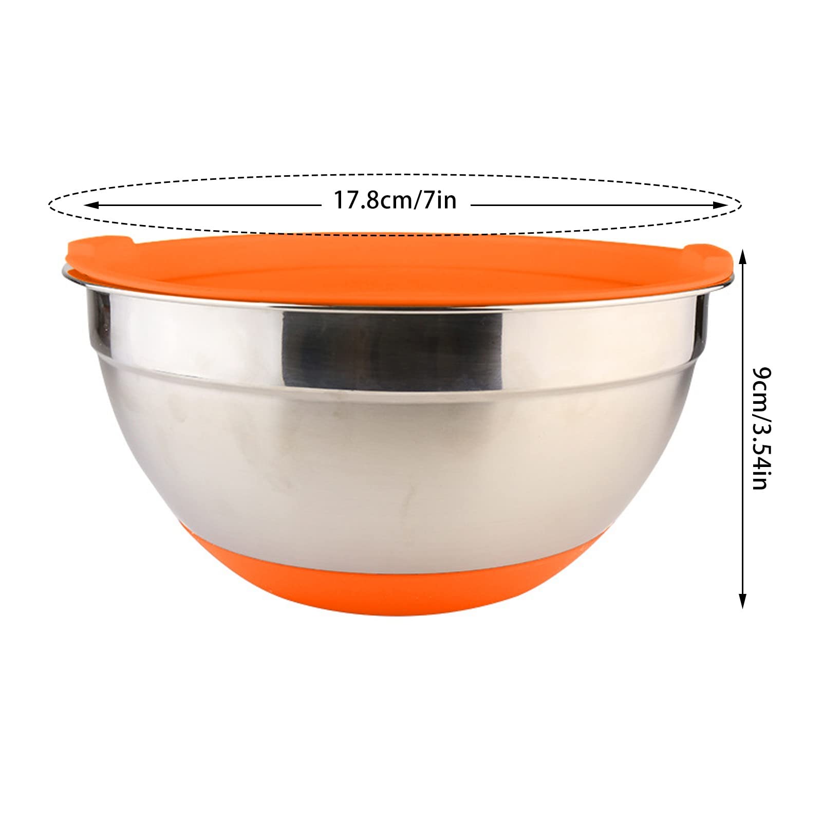 Food Storage Containers Set with Easy Snap Lids ,Free with Free Labels & Marker.with Airtight Lids - Reusable & Leftover Lunch Boxes - Leak Proof & Microwave Safe. Stainless Steel Metal Bowls Colorful Non Slip Bottoms Ideal For Space Saving