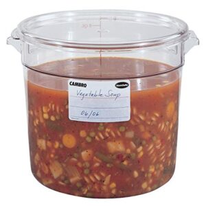 Cambro (RFSCWC6135) Lid for 6 & 8 qt Round Container - Camwear®