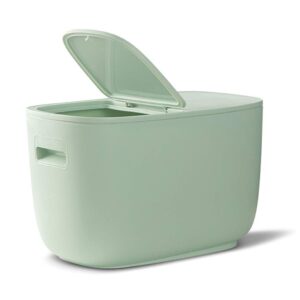krueis storage container sealed moisture-proof grain storage bucket pet food storage box (green)