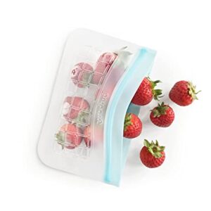 Prepara Snack Size Reusable, set of 2 Food Storage Bags, clear