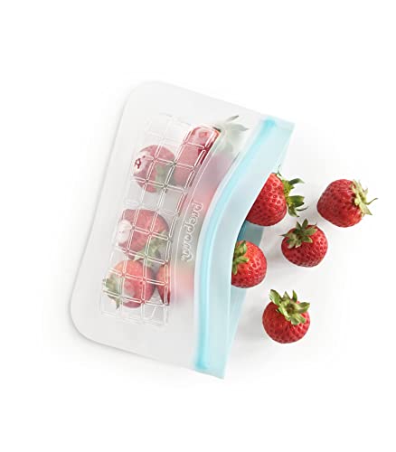 Prepara Snack Size Reusable, set of 2 Food Storage Bags, clear