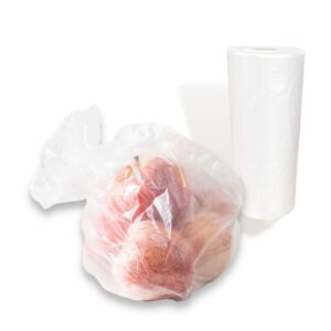 packagingsuppliesbymail 3000 pcs 11"x17" 4 rolls hdpe clear produce grocery market bag