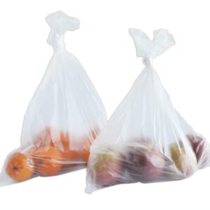 PackagingSuppliesByMail 3000 pcs 11"X17" 4 Rolls HDPE Clear Produce Grocery Market Bag