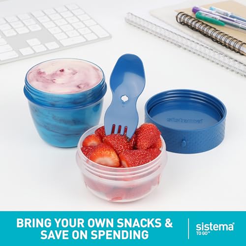 Sistema Go Snack Attack, 515 ml, Assorted Colours