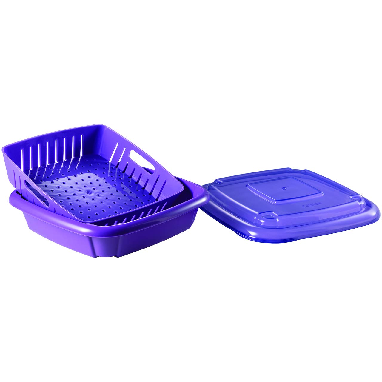 Hutzler Bitty Box Berry Keeper, 9 oz, purple (73PU)