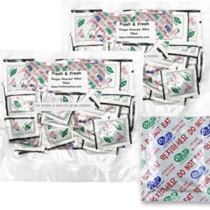 OXYGONE 400 CC [100 Packets] Premium Oxygen Absorbers for Food Storage, Oxygen Absorbers (2 Bag of 50 Packets) - ISO 9001 Certified Facility Manufactured