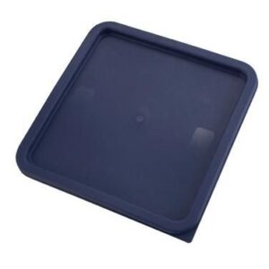 winco pecc-128 blue container cover for 12, 18 & 22 quart square storage containers-pecc-128