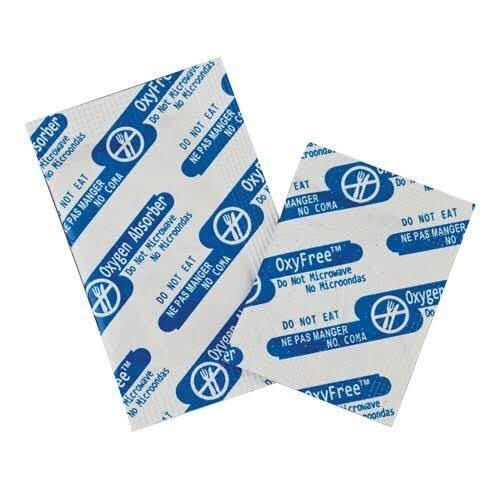 OxyFree Oxygen Absorbing Packets - 300cc Food Grade Oxygen Absorbers - For Long-Term Storage of Dried and Freeze Dried Items in Mylar Bags, Vacuum Sealer Bags or Mason Jars (1 pack of 20s)