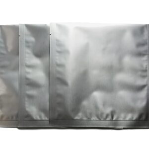 Mylar Bags - 5 Mil 8"x8" 1 Quart - Genuine Aluminum Foil-Lined Bag for Long Term Food or Grain Storage (100)