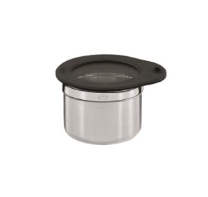 rÖsle lunch box - food storage box - 18/10 stainless steel - hygienic and taste-neutral jar - dishwasher safe, 8 cm