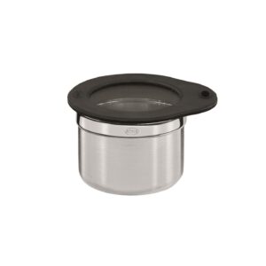 RÖSLE Lunch Box - Food Storage Box - 18/10 Stainless Steel - Hygienic and Taste-Neutral Jar - Dishwasher Safe, 8 cm