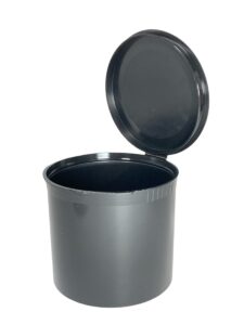 90 dram black pop top 75 medicine and herb containers recycleable $.93 each