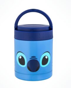 disney parks stitch face food storage insulated container