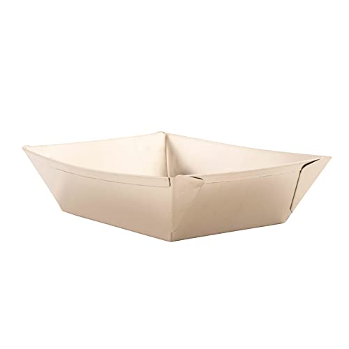 G.E.T. 4-80868 Stainless Steel French Fry Boat Tray, (Qty,1) (Sauce Cup Sold Separately)