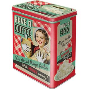 nostalgic-art retro storage box l have a coffee-gift idea for nostalgic, 3 l, vintage design