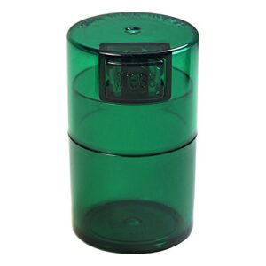 tightvac vacuum sealed container airtight, 06-liter/2-fluid ounce, green tint
