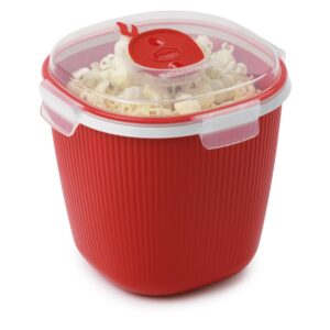 Snips, 6-Cup Microwave Popcorn Popper, Red