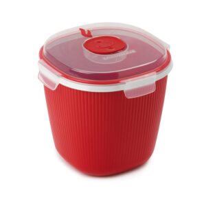 Snips, 6-Cup Microwave Popcorn Popper, Red
