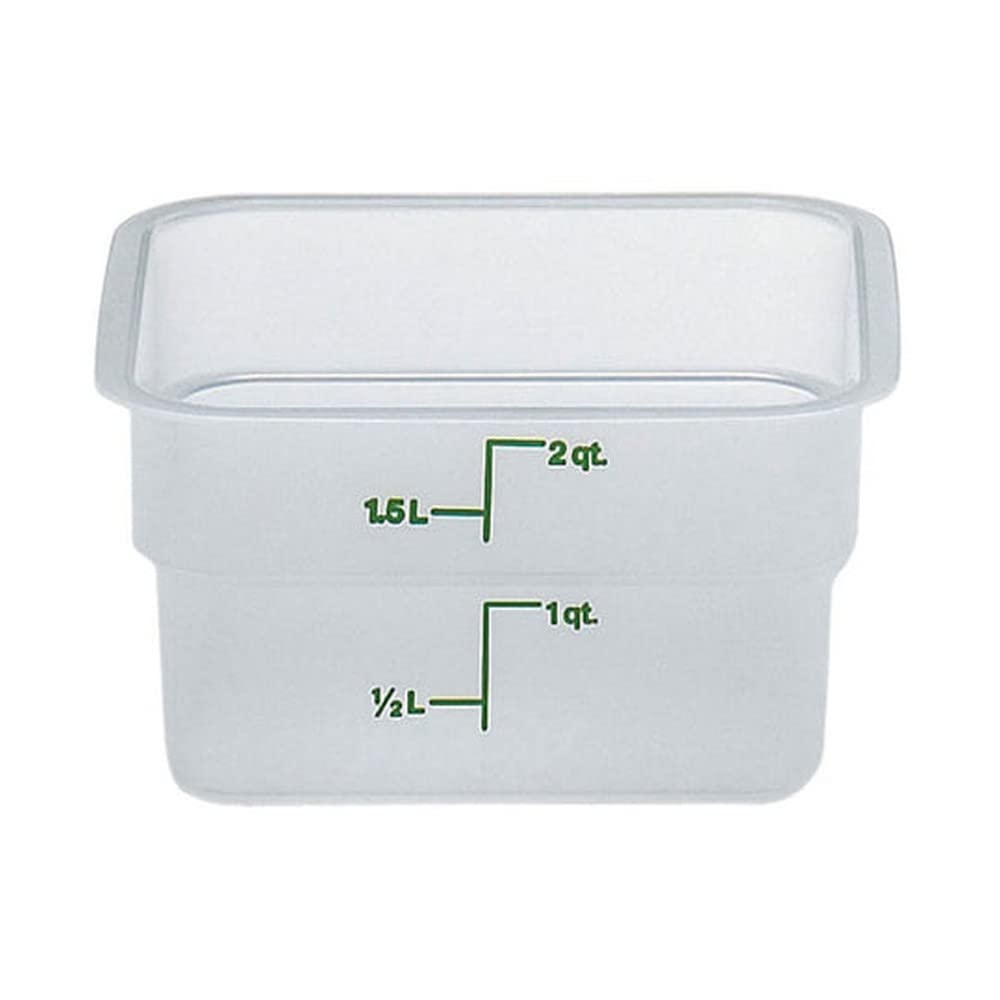 Cambro 2Sfspp190, 2 Qt Polypropylene Food Storage Container - Camsquare
