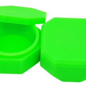 Vitakiwi 223ml Large Silicone Wax Container Concentrate Oil Jar Non-stick Multi-use (Green)