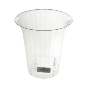 homeford clear plastic flared cylinder favor container, 6-inch