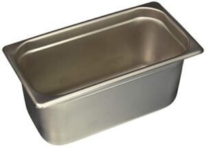 winco spjp-306 steam table pan silver 12.8 inch x 6.93 inch x 5.91 inch