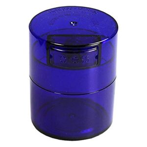 minivac - 10g to 30 grams vacuum sealed container - blue tint
