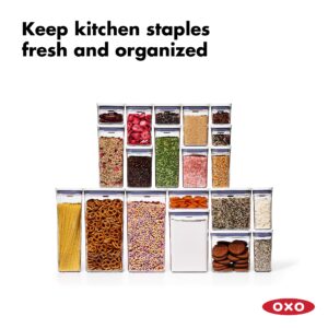 OXO Good Grips 20-Piece POP Container Set + OXO Good Grips POP Container Brown Sugar Keeper